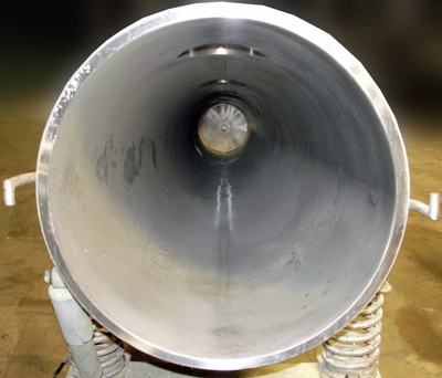 SPC8040  Conveyor VAV Scan Vibro vibratory conveyor Stainless Steel, 16" dia x 148"l