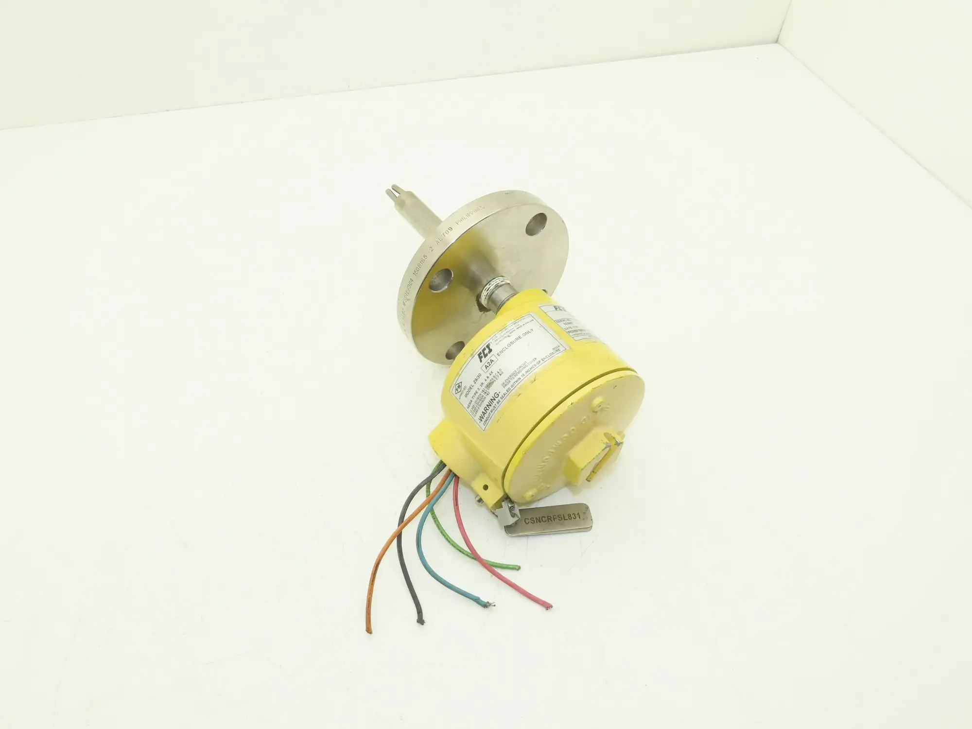 Fluid Components International FLT93S-0B1A104C1BE0000 Flow Switch AC or DC