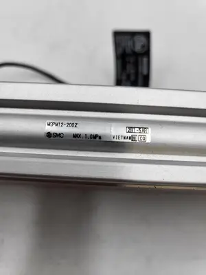 Used SMC SMC MGPM12-200Z CYL, COMPACT GUIDE, SLIDE BRG Pneumatic Cylinders | ND Industrial Surplus #1215854