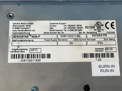 Used KOLLMORGEN 403AP Servo Drives Ohio US | HGR 24 #1326036