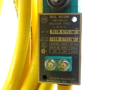 NEW ALLEN BRADLEY 802M-KTY12NF LIMIT SWITCH 802MKTY12NF
