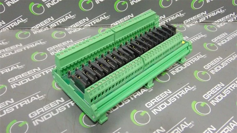 Siemens / West 5606065 20/08 16 Channel Fuse Module Used