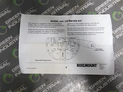 USED ROSEMOUNT ANALYTICAL 444