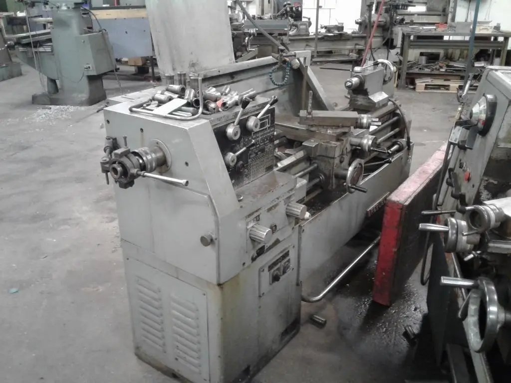 14" X 40" REPUBLIC MODEL #14 ENGINE LATHE WITH METRIC: STOCK #23667