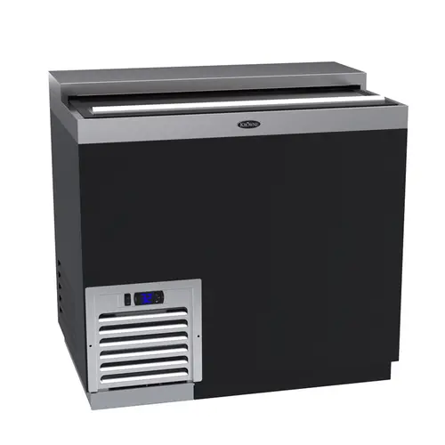 Krowne BC36-BG 36" Forced Air Bottle Cooler - Holds (192) 12 oz Bottles, Black, 115v