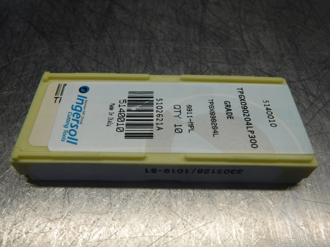 Ingersoll PCD Tipped Carbide Inserts QTY10 TPGX090204 LP300 (LOC550)