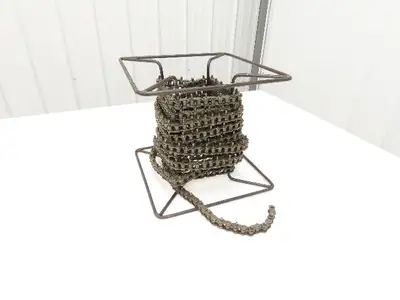 Peer 50R X100FT SP D-1 E2PIN Roller Chain #50 Riveted 20' Reel D-1 Attachment
