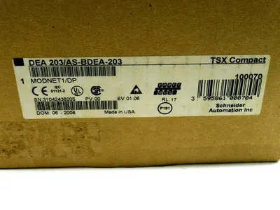 NEW SEALED SCHNEIDER AUTOMATION DEA 203/AS-BDEA-203 MODULE DEA203ASBDEA203