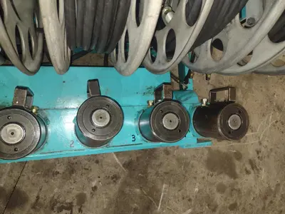 40 TON MODERN HYDRAULICS 4 CYLINDER PORTABLE HYDRAULIC DIE SETTING & SEPARATING SYSTEM: STOCK #23773