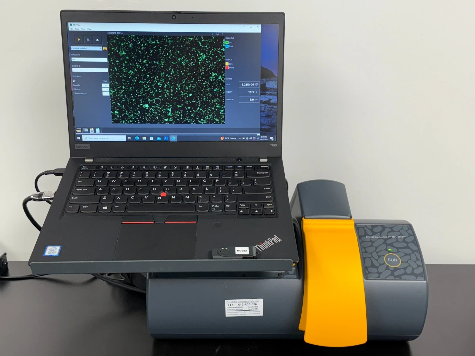 USED ChemoMetec NucleoCounter NC-202