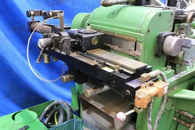 GLEBAR MODEL TF-9DHD  "MADE IN USA" CENTERLESS GRINDER
 PROGRAMMABLE BY TOUCHSCREEN CONTROL,
    AUTO INFEED & THRUFEED