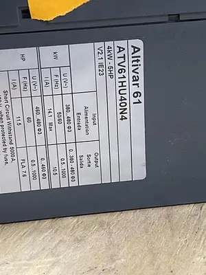 Used SCHNEIDER SCHNEIDER ATV61HU40N4 Misc Electrical & Power Parts | ND Industrial Surplus #1214046