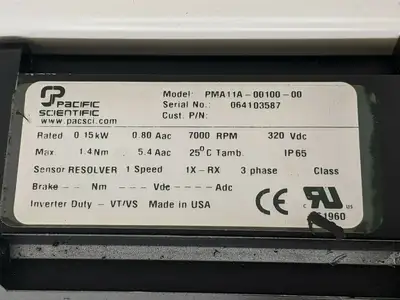 New | in-Stock Pacific Scientific Servo Motor 7000 RPM 320 Vdc Servo Motors Michigan US | Maverick Industrial Sales #1389876