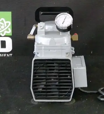 Gast DAA-V715-EB High-Capacity Vacuum Pump, with Gauge, Regulator, Relief