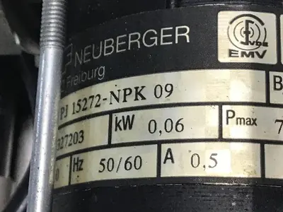 USED KNF NEUBERGER PJ 15272-NPK 09