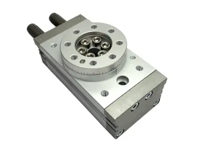 USED SMC PNEUMATIC ROTARY TABLE 190 DEGREE ROTATION SHELFWARE