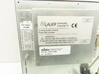 Ellex Lauer EPC 1200TC HMI Operator Touch Panel PC Windows Embedded 12"
