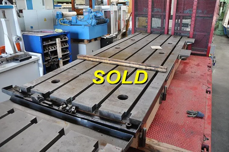 Used T-SLOT TABLE 4200 X 1500 X 340 MM Tables, Floor & Layout Plates BE | Apt International N.V #366488