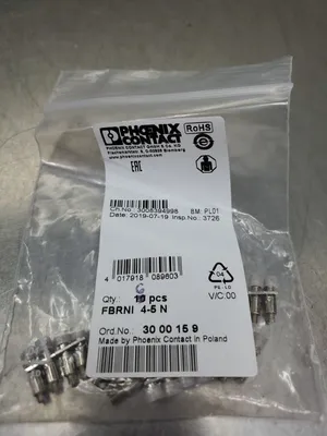PHOENIX CONTACT 3000159 FBRNI 4-5N Fixed Bridge - Lot of 6. 4C-36