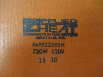 Applied Heat Composite Repair Systems FAP5225EBN New Heat Blanket