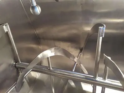 New 100 Cubic Foot Stainless Steel Ribbon Mixer, 20 HP #5512913