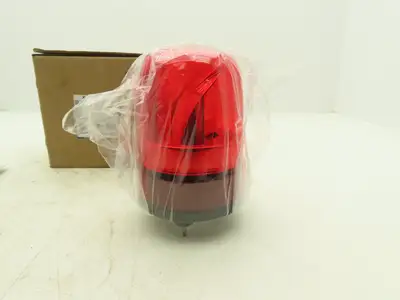 Patlite SKH-M1T-R Warning Light LED 118mm Red Rotating Beacon Alarm 12-24VDC