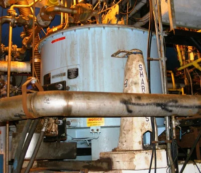 (2) Sharples T-1300 perforate basket centrifuges, 316SS.