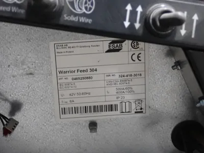Used ESAB WARRIOR FEED 304 Welding Machinery (Other) Ohio US | HGR 24 #1048064