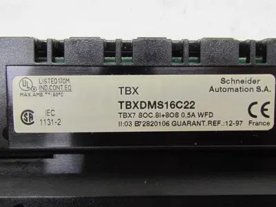 Schneider Square D TBXDMS16C22 TBX7 SOC.8L+8OS 0.5A WFD
