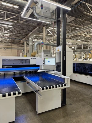 Used 2021 HOMAG "SAWTEQ B-400 PROFILINE" Single-Line Beam Saws Texas US | MachineryMax #1488388
