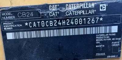 Used 2009 CATERPILLAR CB24 Tandem Rollers New Jersey US | Proxy Equipment #1385313