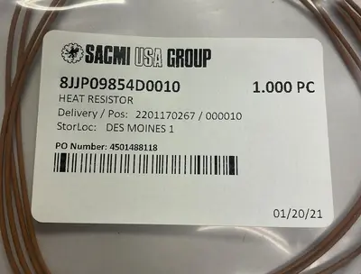 New | in-Stock SACMI 8JJP09854D0010 Miscellaneous Equipment (Electrical & Power) | Surplus Asset Holdings #1195157
