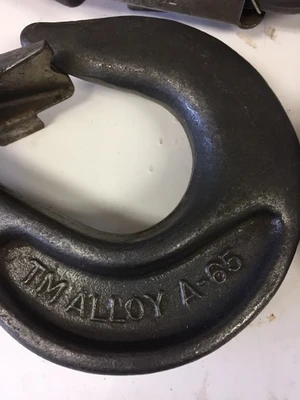 TM ALLOY A-65  Industrial PULLEY EYE HOOK 4"wide Lot Of 3