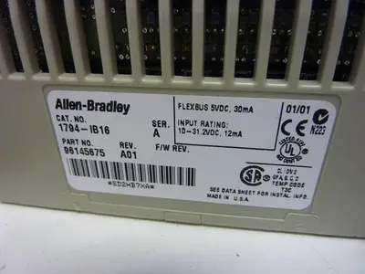 USED ALLEN BRADLEY 1794-IB16 SER A