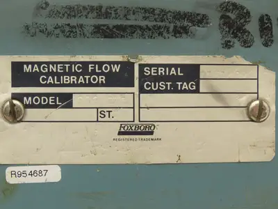 Foxboro 896 CAL Magnetic Flow Calibrator 1-10mV With Mechanical Dial Counter