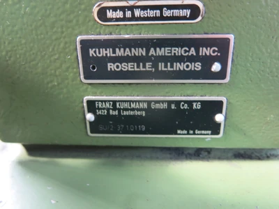 Kuhlmann Cutter Grinder- Deckel Type