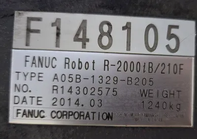 USED 2014 FANUC R-2000IB/210F + R30IB
