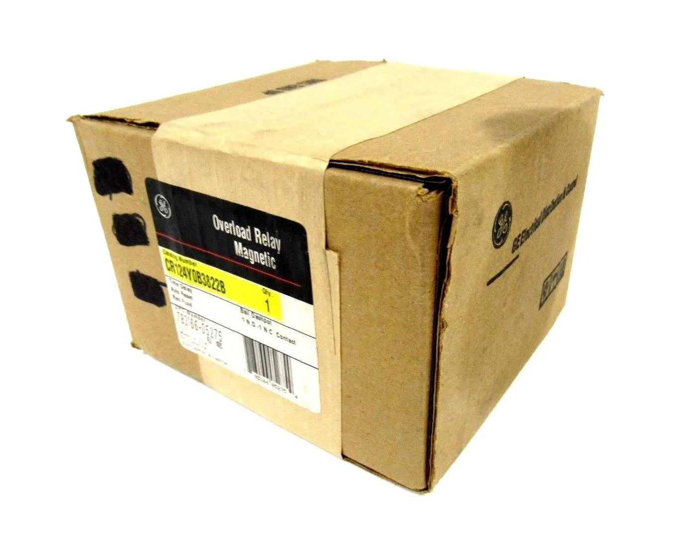 NEW GENERAL ELECTRIC CR124Y0B3822B OVERLOAD RELAY
