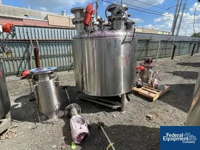USED Lee Industries 360 Gal Lee Reactor, 304 S/S, 20/100#