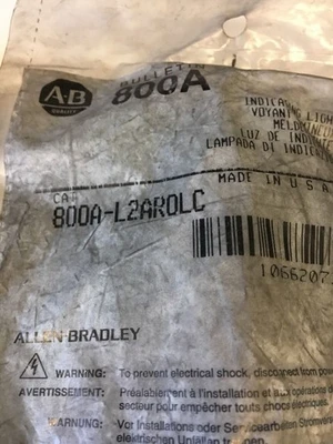 NEW Allen-Bradley 800A-L2AROLC