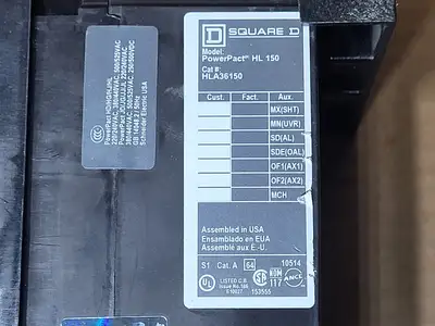 USED SQUARE D HLA36150