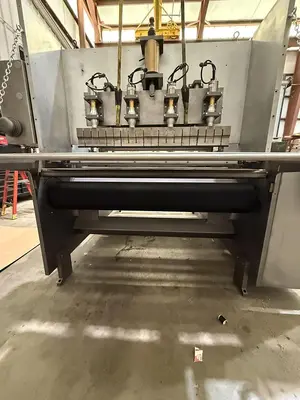 APV 48" Two Roll Extruder with Ultrasonic Guillotine Cutter