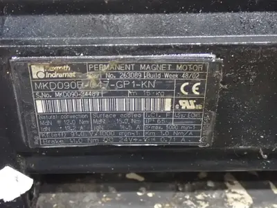 USED 2002 REXTROTH MKD090B047GP1KN