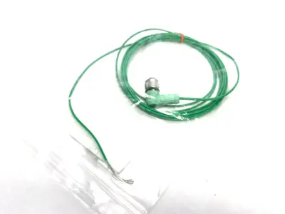 USED OMEGA THERMOCOUPLE EXTENSION CABLE ASSEMBLY M12 RT ANGLE