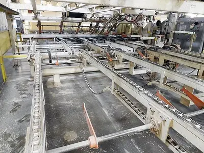 COMBINATION ROOF-TOP & FLAT-TOP CHAIN CONVEYOR SYSTEM