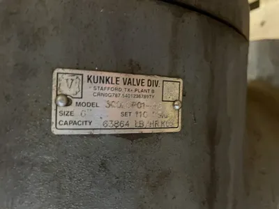 Kunkle 300LQP01-AS 6″ Cast Iron PRV Pressure Relief Valve 110PSI