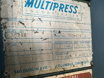 USED MULTIPRESS MULTIPRESS WR45L PRESS