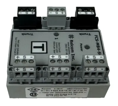 NEW RELCOM INC. FCS-MB4-SG-T MTL FIELDBUS PASSIVE HUB FCSMB4SGT