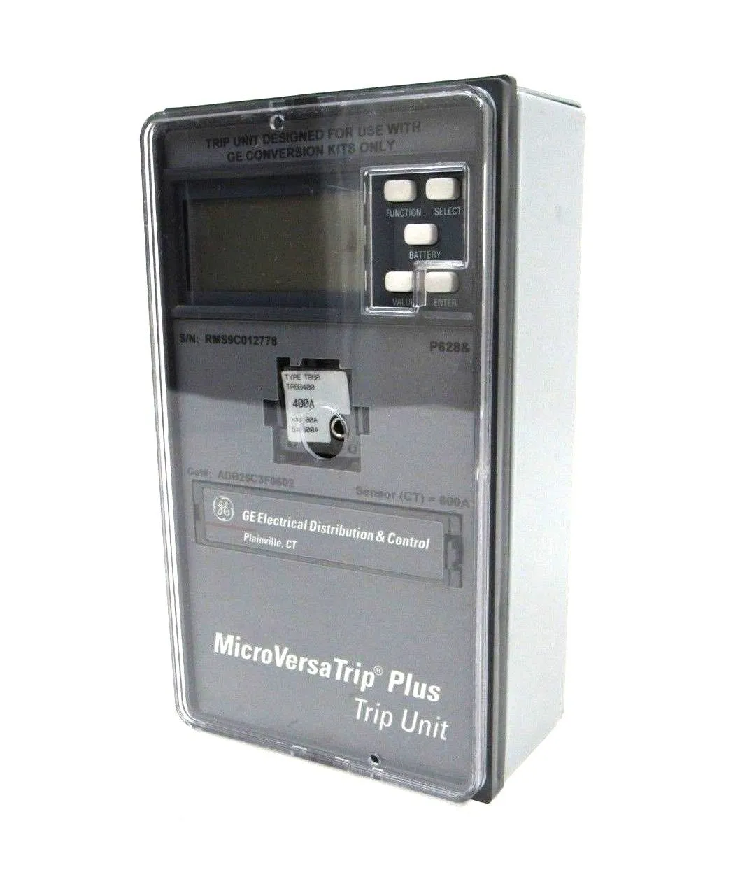 USED GENERAL ELECTRIC ADB25C3F0602 MICROVERSATRIP PLUS UNIT 600A – 400A