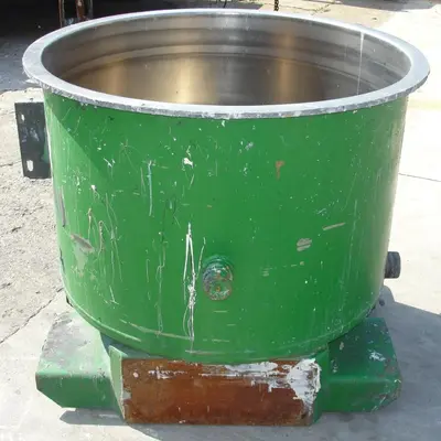 SPC6801  Mixer and Blender 100 gallon Ross change can Stainless Steel 39.25" inside diameter 27.5" inside height